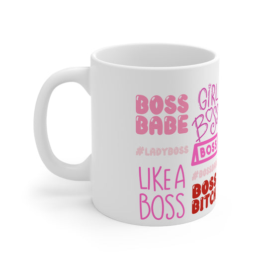 Boss Babe! Ceramic Coffee Cups, 11oz, 15oz